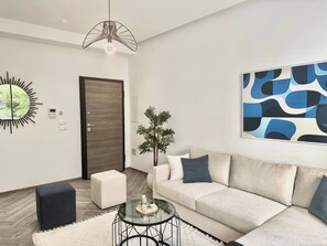 Apartment, 1 Bedroom | Living room - Topaz - Bright Apartment Lake 2 (Tunis)