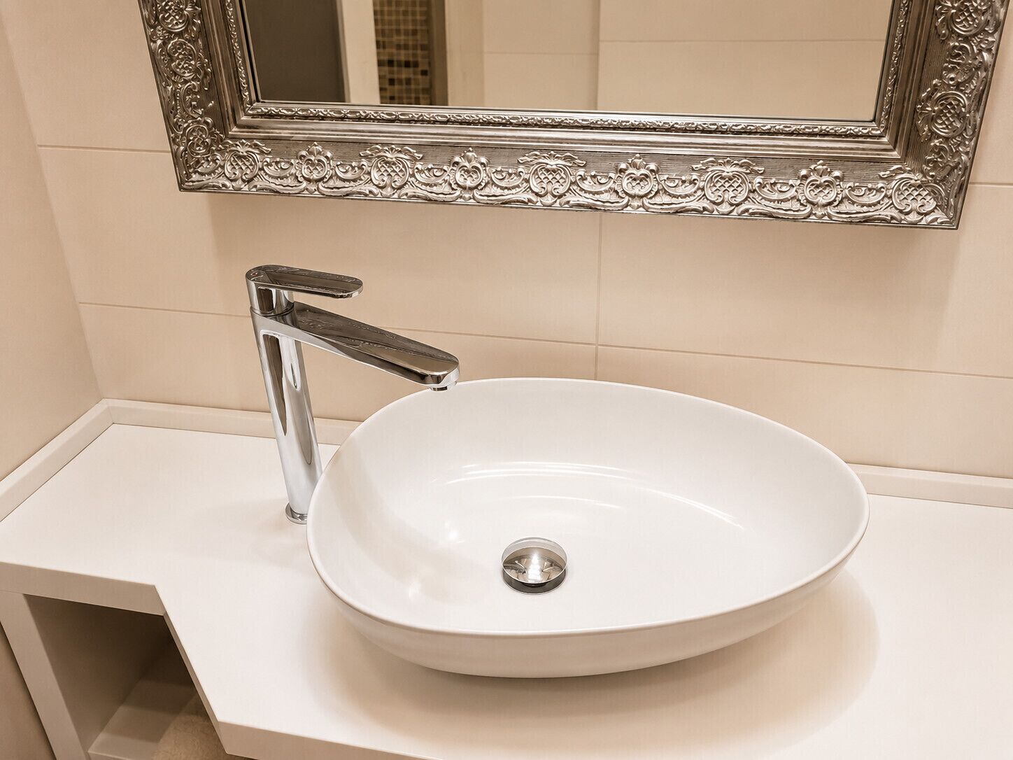 Shower, hair dryer, bidet, shampoo