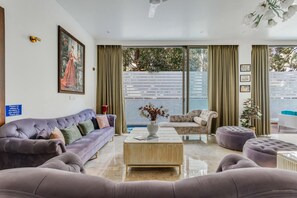 Villa - ikke-ryger - privat pool | Opholdsområde