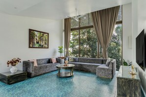 Villa - ikke-ryger - privat pool | Opholdsområde