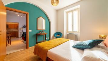 2 slaapkamers, een strijkplank/strijkijzer, gratis wifi, beddengoed