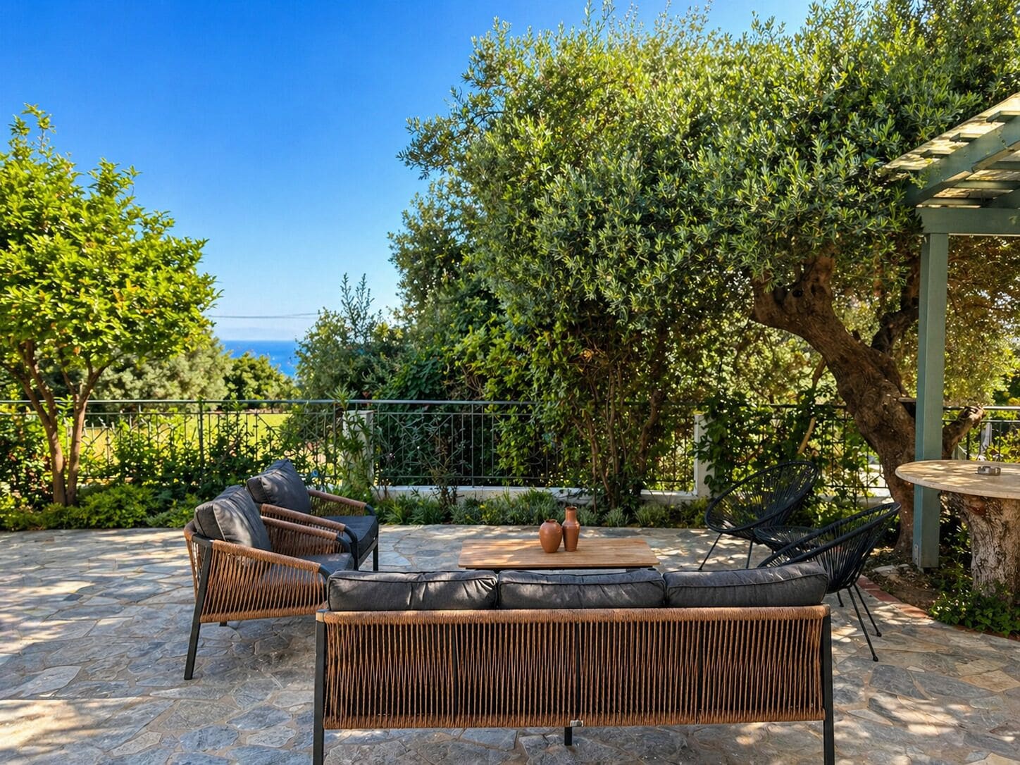 Family Villa, 4 Bedrooms, Private Pool | Terrace/patio