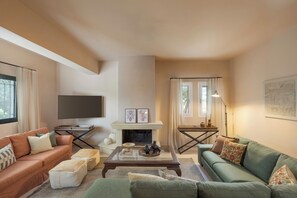 Family Villa, 4 Bedrooms, Private Pool | Living area - Casa Mila (Kefalonia)