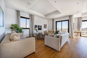 Apartment, 4 Bedrooms, Balcony, City View | Living room - Piliou Premium Apartments (Limassol)