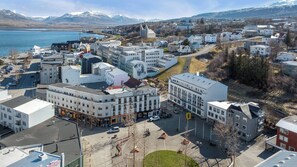 Aerial view - Nice two Bedroom, Downtown Apartment With Balcony (Akureyri)