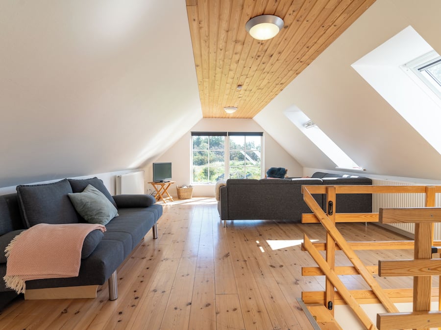 Appartement, 3 slaapkamers, huisdieren toegestaan, uitzicht op tuin | Woonruimte | Een 32-inch televisie met digitale zenders