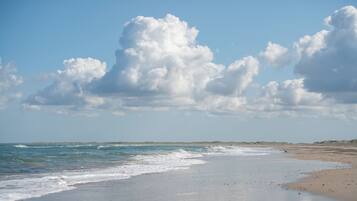 Vlak bij het strand