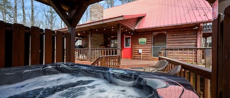 Bain à remous extérieur