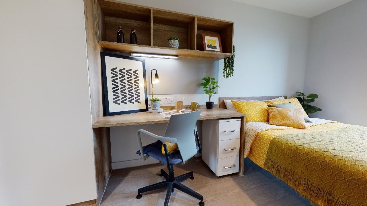 Estúdio, para não fumantes | Cortinas blackout, Wi-Fi de cortesia