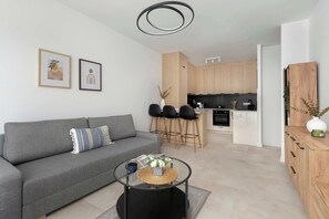 TV, offices - Hawelańska 25 Poznań | Bright Apartment | Parking & Balcony (Poznań)