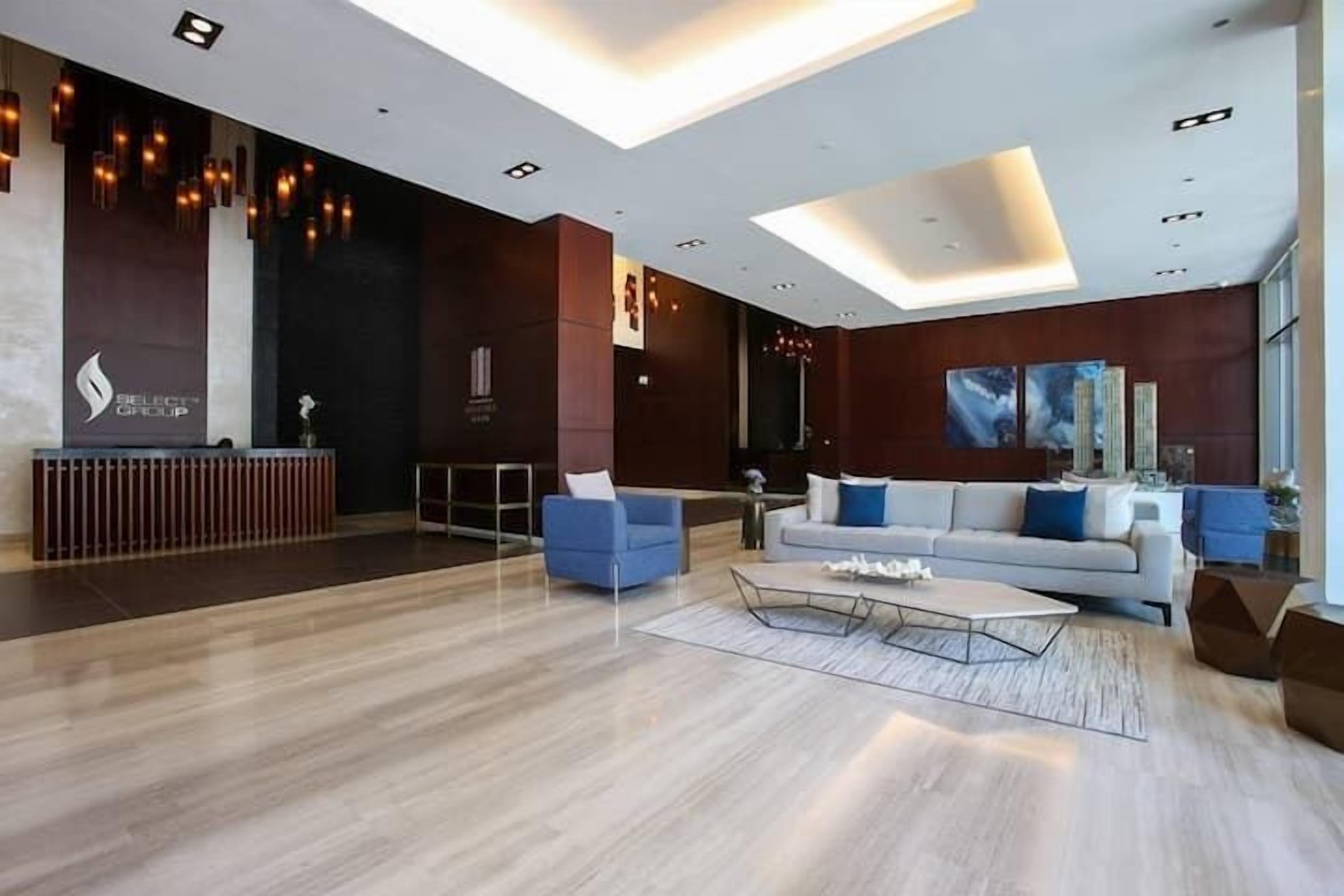 Lobby sitting area