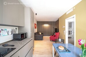 Interior - THE TULIPANO New three-room apartment near the sea with balcony, climate and parking space. (Pesaro)