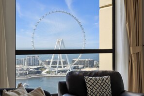 Deluxe Apartment, Balcony, Sea View | Interior - Fully Upgraded 2BR Direct Beach Access (Dubai)