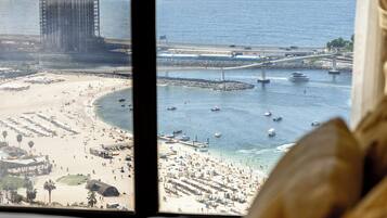 Deluxe Apartment, Balcony, Sea View | Beach