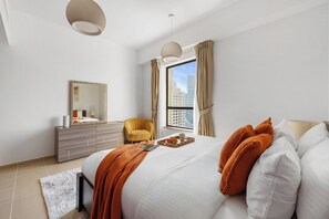 Deluxe Apartment, Balcony, Sea View | Free WiFi - Fully Upgraded 2BR Direct Beach Access (Dubai)