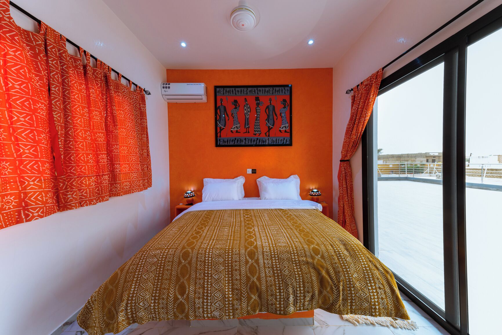 Firemannsrom – classic, bakgårdsutsikt