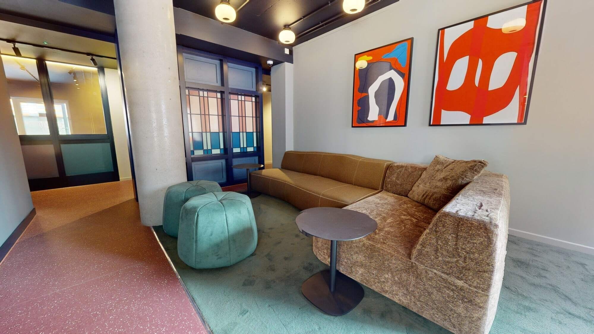 Lobby sitting area