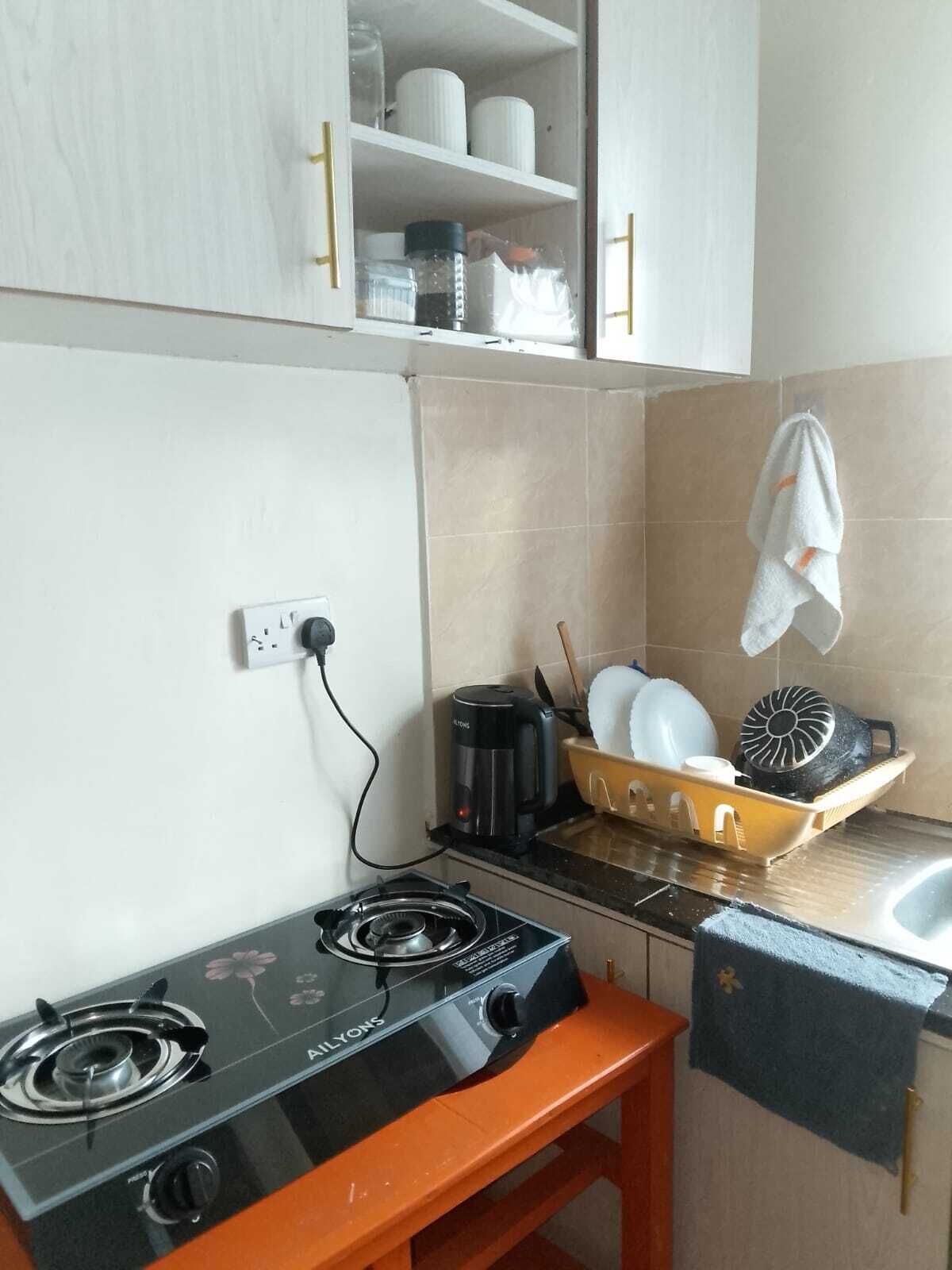 Studio Confort, balcon | Cuisine privée