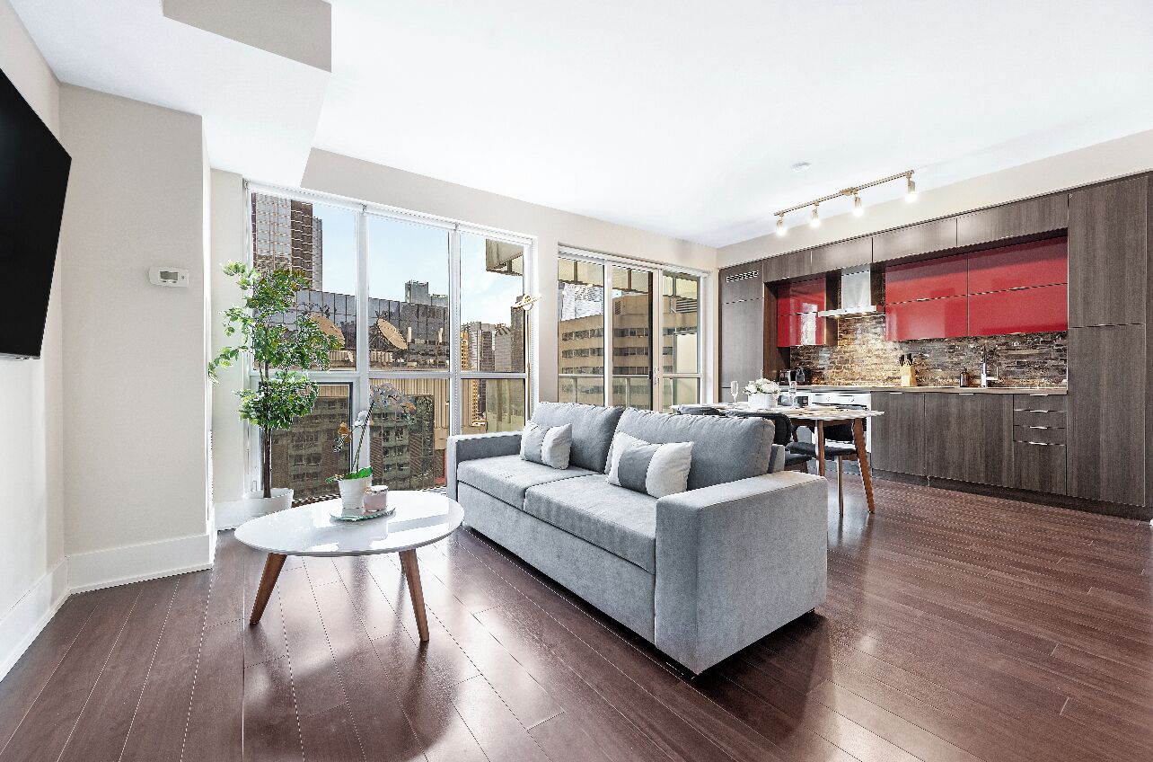 Suite executiva, no fumadors, vistes a la ciutat | Sala d'estar