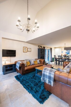 Télévision, cheminée