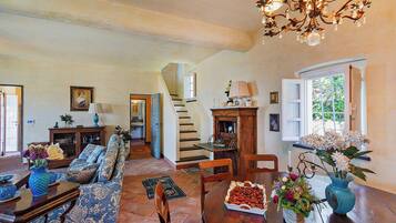 Villa, 4 camere da letto, fumatori, piscina privata | Soggiorno