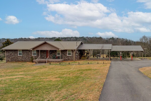 Façade de l’hébergement