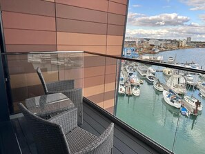 Apartment, 2 Bedrooms, Fireplace | Balcony - 2 bed 2 Bath Waterfront Luxury Apartment (Southampton)