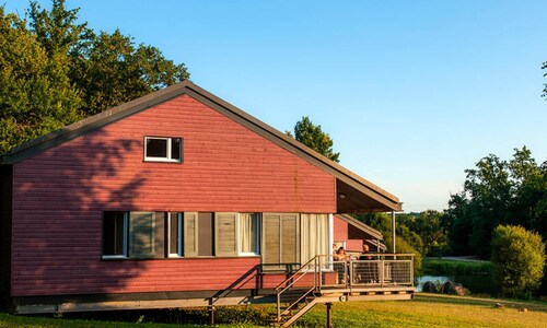 Chalet in Nontron With Heated Pool