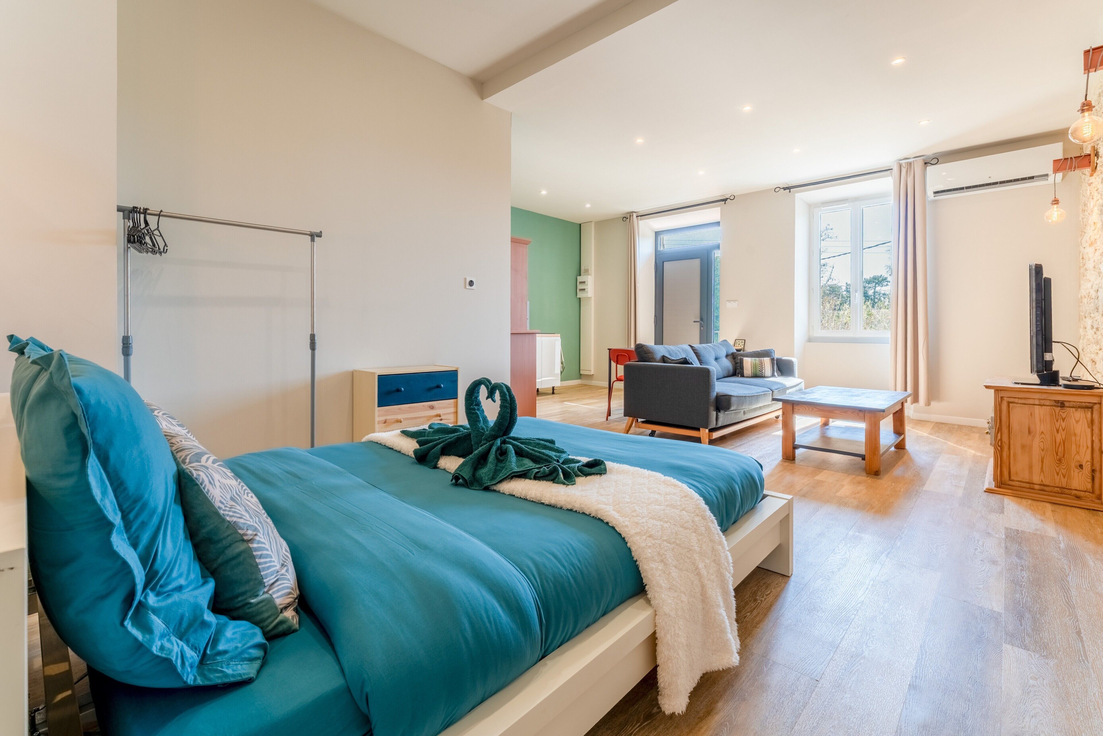 1 chambre, fer et planche à repasser, Wi-Fi, draps fournis