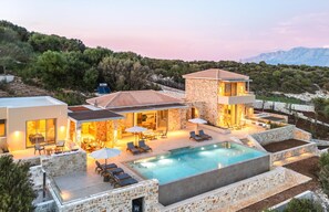 Pool - Elegant Waterfront Villa with Uninterrupted Ionian Views and Direct Sea Access (Meganissi)