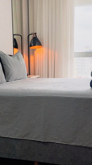 Appartement Confort, 2 chambres, cuisine, vue ville | Wi-Fi gratuit, accès pour personnes à mobilité réduite