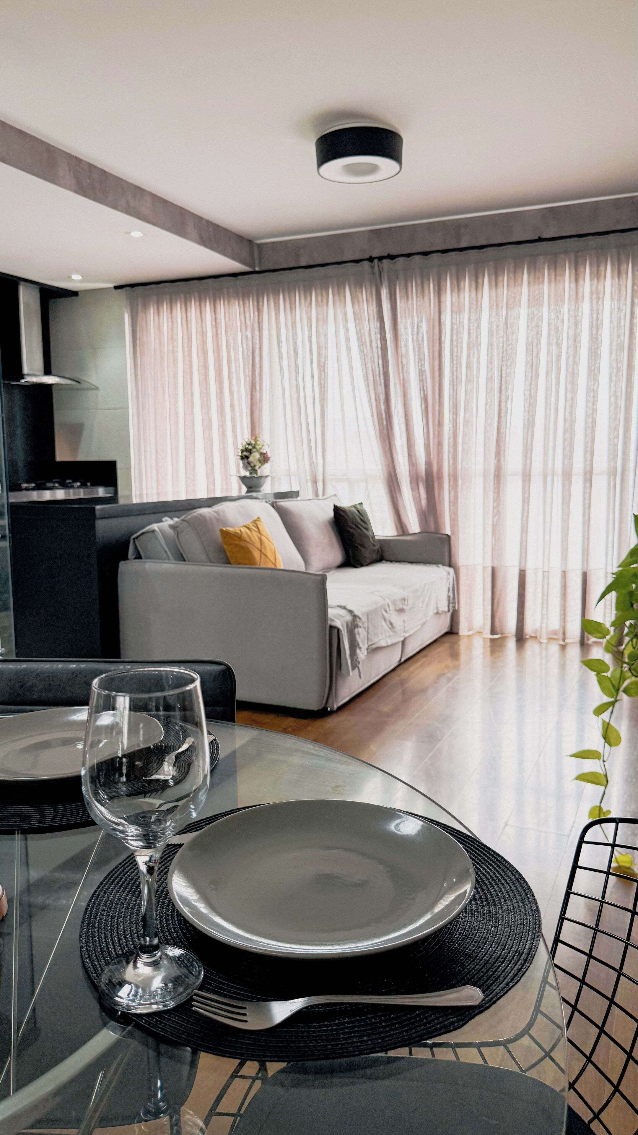 Comfort Apartment, 2 Bedrooms, Kitchen, City View | Living area