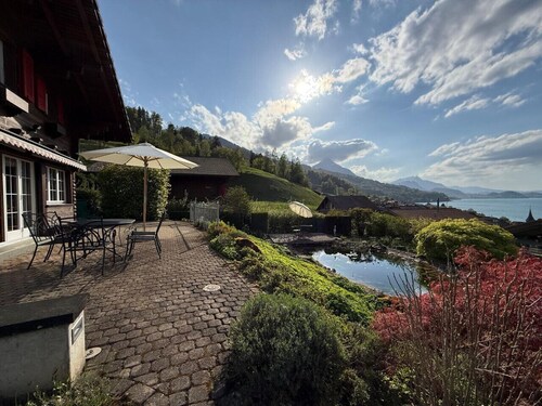 Elegant Family Chalet with Lake & Mountain Views