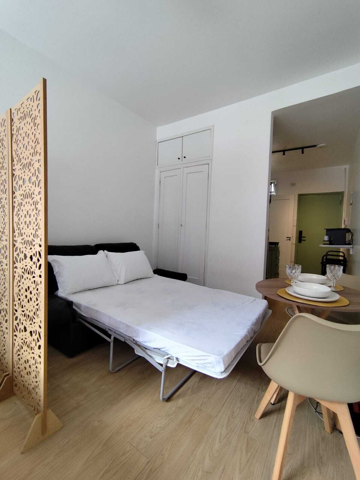 Appartement Confort, 1 lit double et 1 canapé-lit, cuisine | Coin séjour