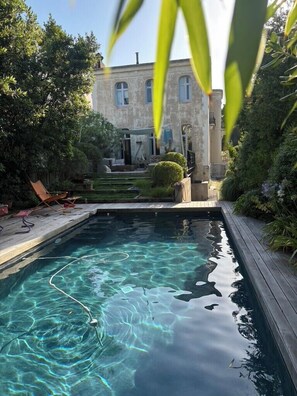 Pool - La Borie House in Biarritz with swimming pool and large garden. (Biarritz)