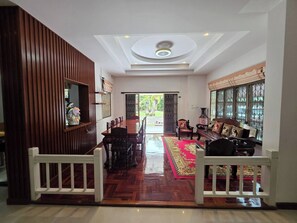 House, 5 Bedrooms, Smoking, Garden View | Living room - Entire Home at Racha Herb Gardens 5br, Sleeps 11 (Saraphi)