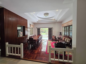 Dining room - Entire Home at Racha Herb Gardens 5br, Sleeps 11 (Saraphi)