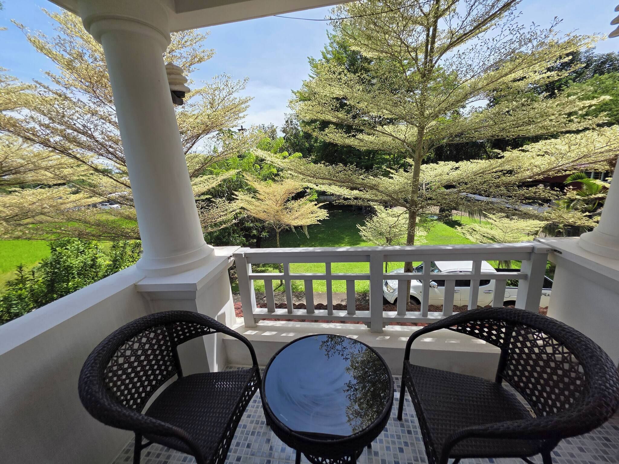 Maison, 5 chambres, fumeur, vue jardin | Enceinte de l’hébergement