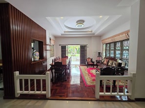 House, 5 Bedrooms, Smoking, Garden View | Living room - Entire Home at Racha Herb Gardens 5br, Sleeps 11 (Saraphi)