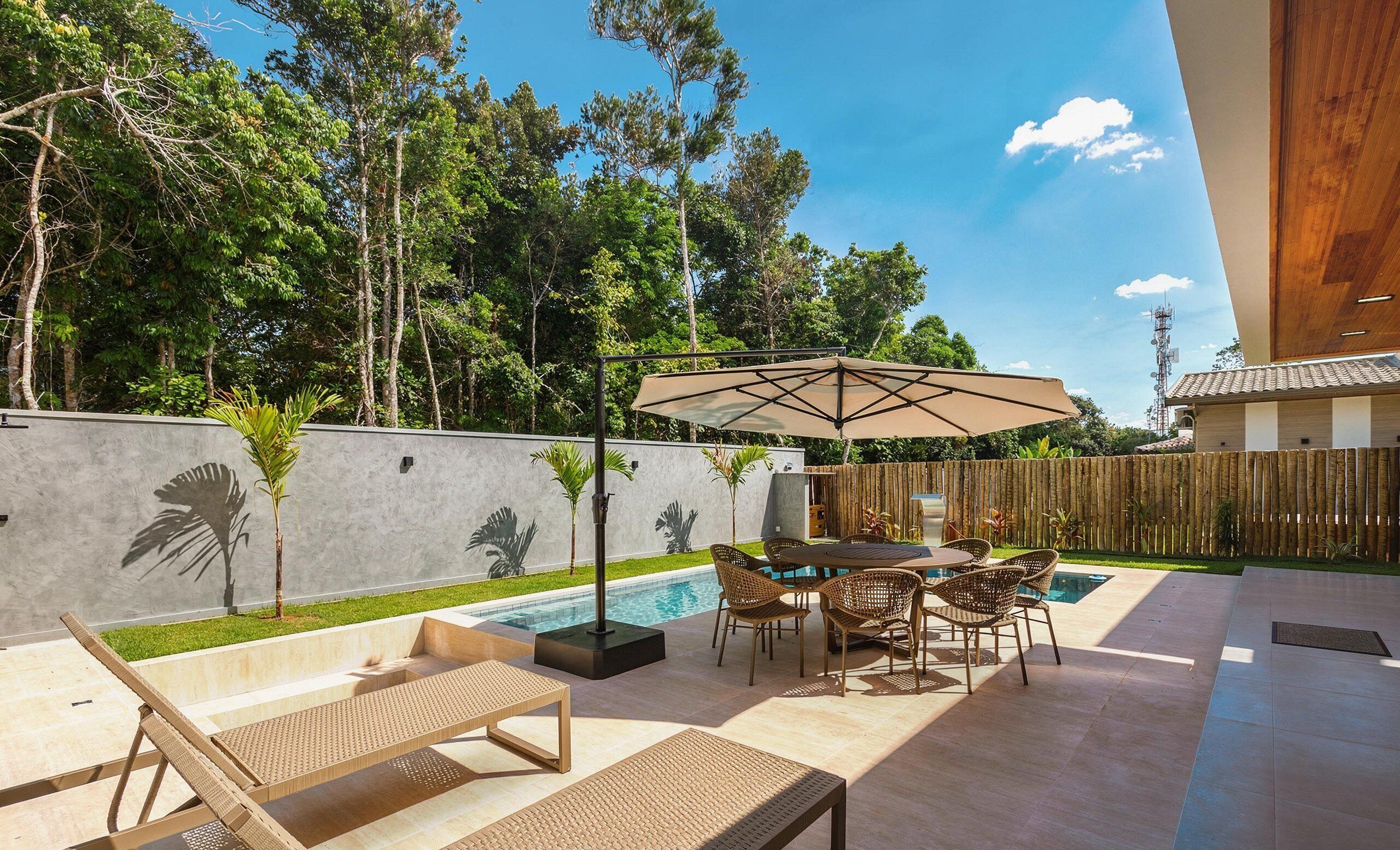 Peruschalet | Ulkoruokailutilat