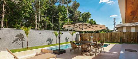 Peruschalet | Ulkoruokailutilat