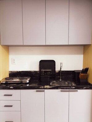 Apartment | Private kitchen - Hit Cabo Branco (João Pessoa)