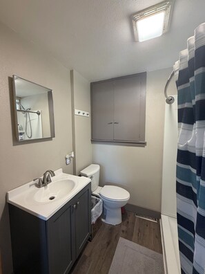 Hair dryer, towels, soap, toilet paper - Independence Cozy Den (Independence)