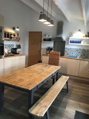 Dining - Family house 10 persons with swimming pool 5x2 (Loix)