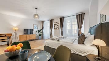 Apartment, 1 Bedroom, Kitchenette | Living area