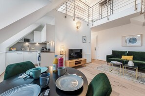 Appartement, 1 slaapkamer, niet-roken, kitchenette | Woonruimte