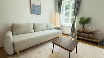 Apartment, 1 Bedroom | Living area