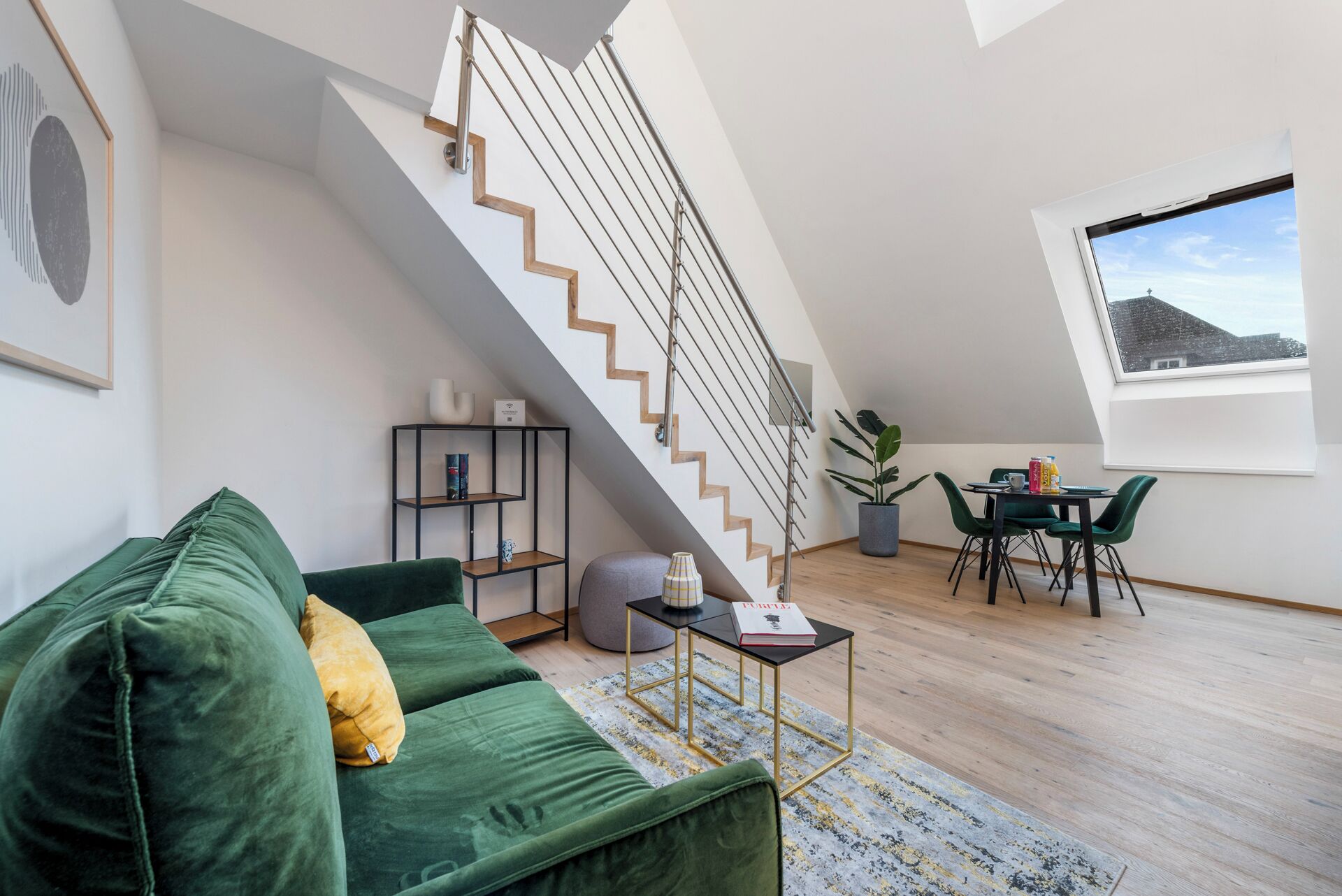 Apartment, 1 Bedroom, Kitchenette | Living area