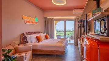 1 bedroom, iron/ironing board, travel crib, free WiFi