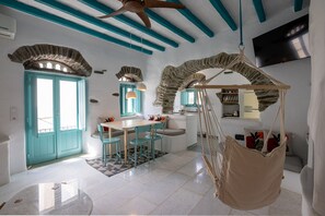 1 bedroom, iron/ironing board, free WiFi, bed sheets - Melina house, Platia Tinos (Platia)